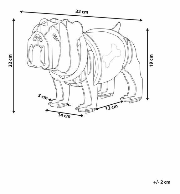 Stolní lampa Druella (světlé dřevo)
