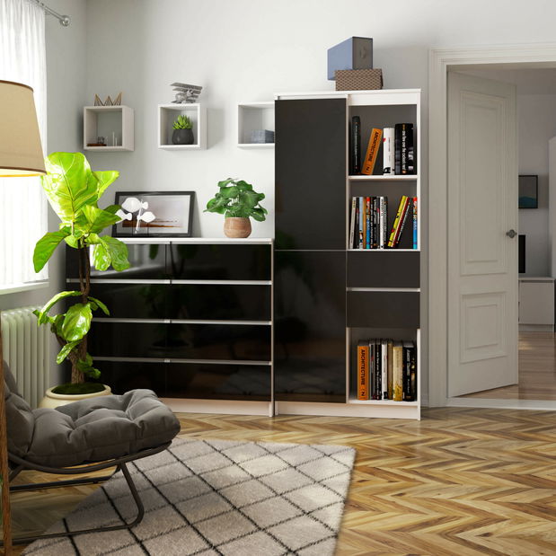 Police Revocada (bílá + černý lesk)