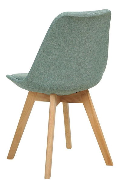 Set 2 ks jídelních židlí Dakza (zelená)