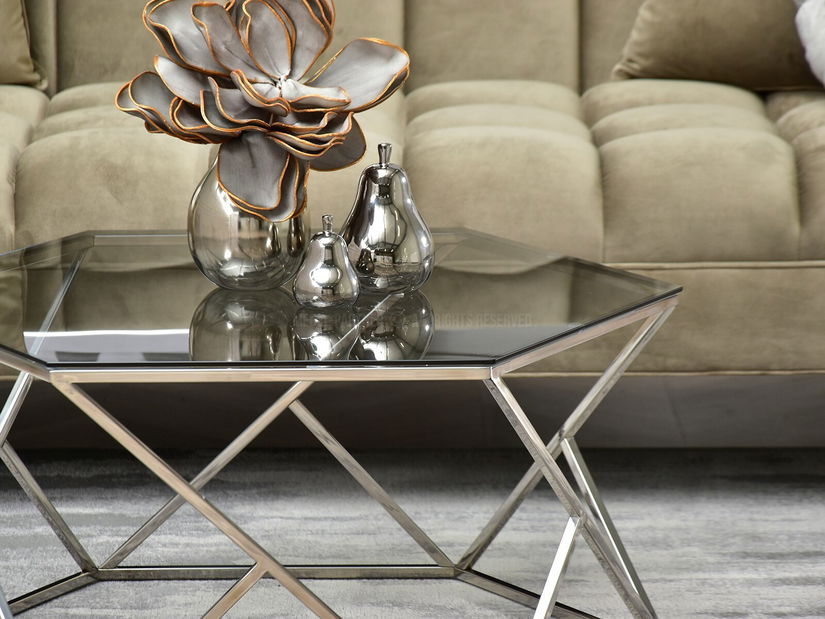 Konferenční stolek Jacarta (chromová)