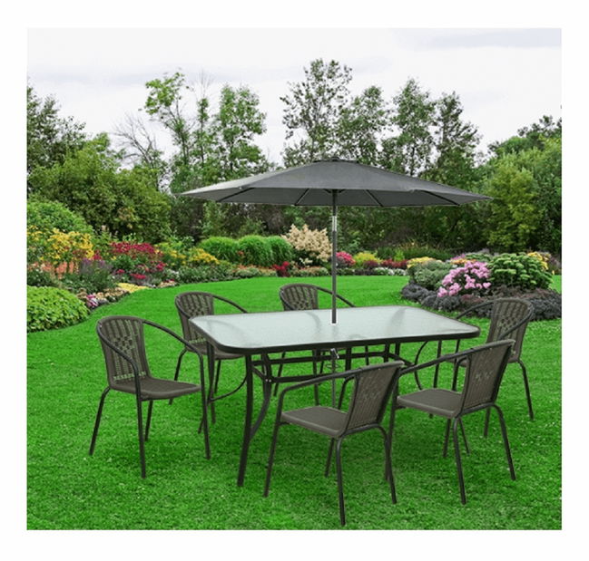 Zahradní stůl Pannal (černá)