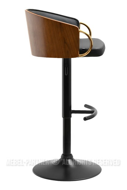 Židle Elviria H (ořech tmavý + černá)