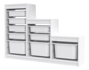 Organizér na hračky Dremonka 9 (bílá)