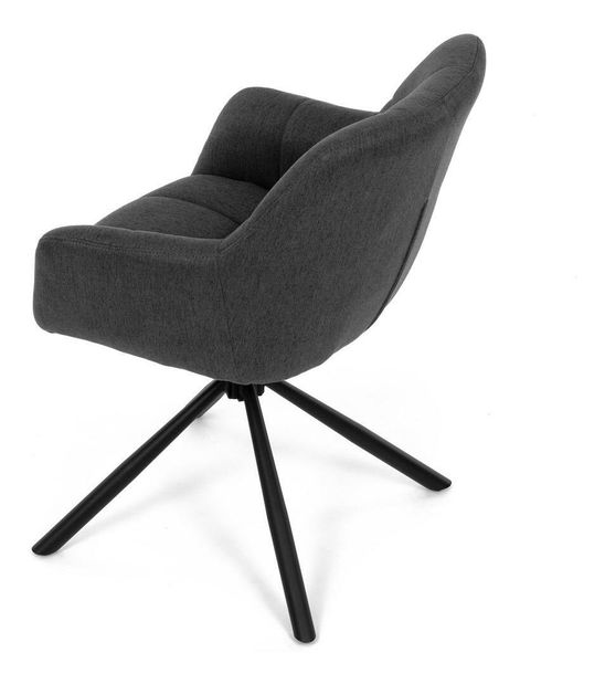 Jídelní židle Hogares (tmavě šedá)