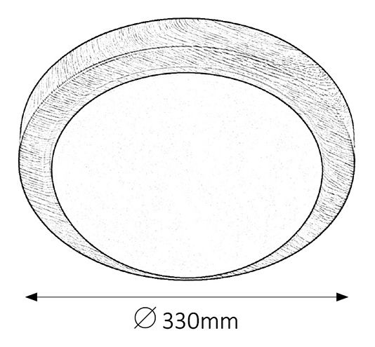 Stropní svítidlo Disky 3568 (wenge + opálové sklo)