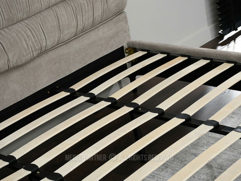 Manželská postel 180 cm Creame 180 (šedá + černá)