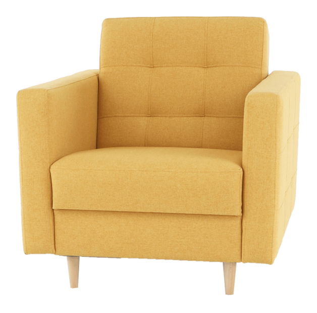 Křeslo Armendia (hořčicová) *výprodej