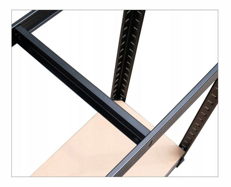 Regál Rapidas 4 (černá)