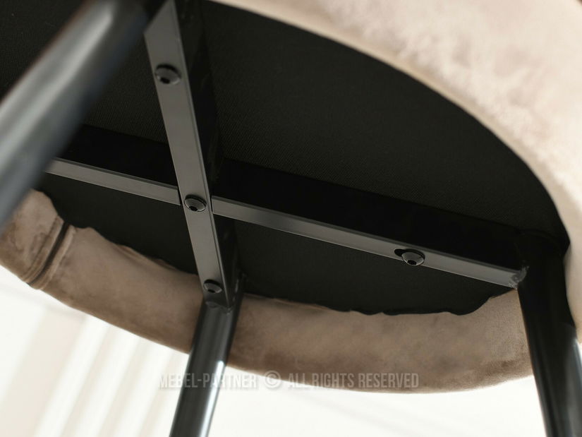 Relaxační křeslo Laziam (béžová + černá)