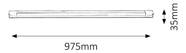 Podhledové svítidlo Band Light 2304 (bílá)