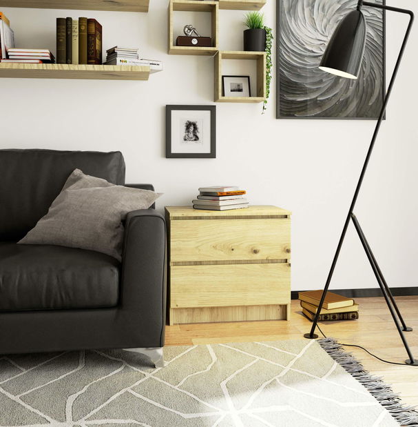 Noční stolek Kalista (dub artisan)