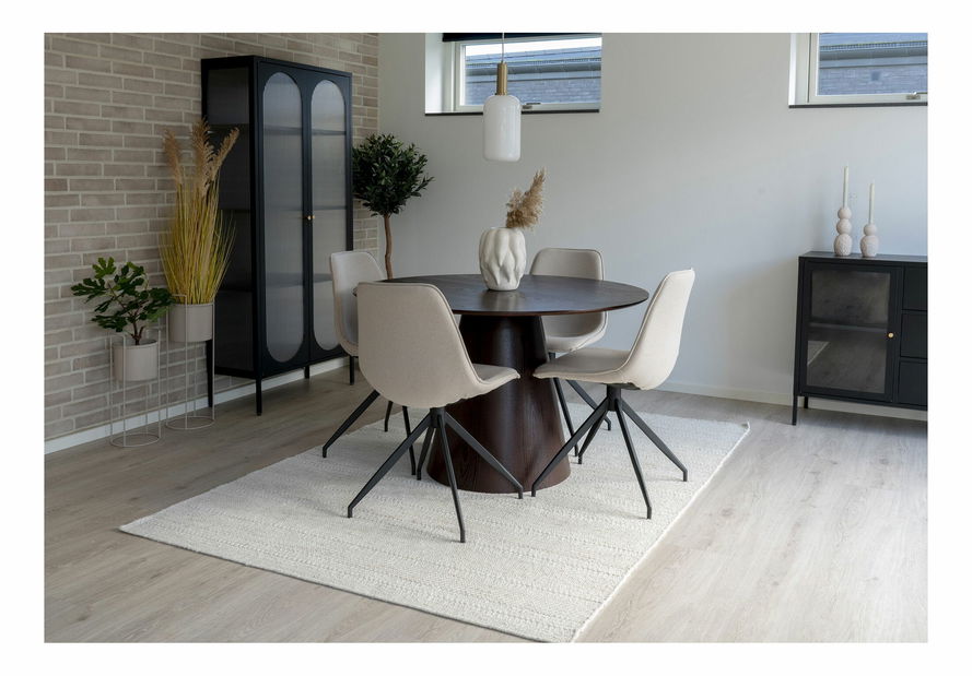 Jídelní stůl Bealenaora 1 (tmavě hnědá)