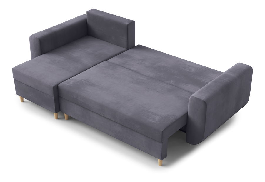  Rohová sedací souprava Eugenie (L) (šedá)