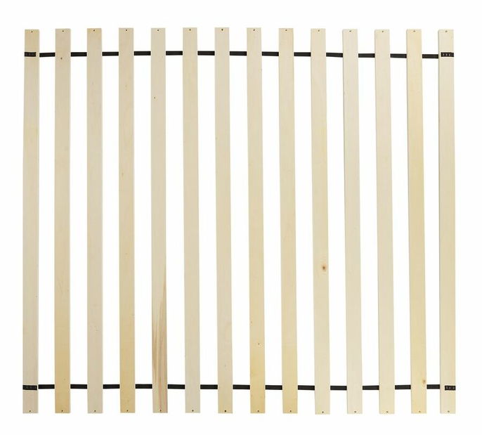 Manželská postel 160 cm NAIROBI (textil) (šedá) (s roštem)