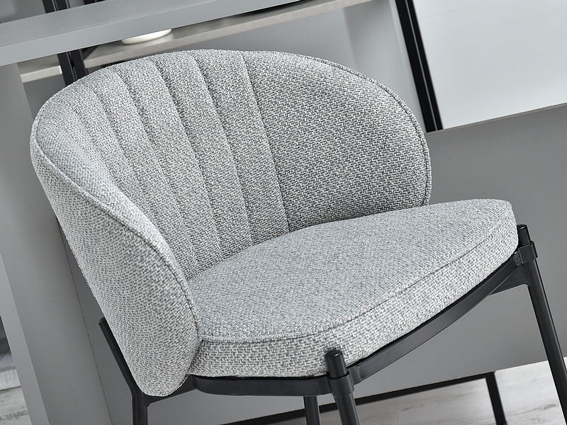 Židle Farah (šedá + zlatá)