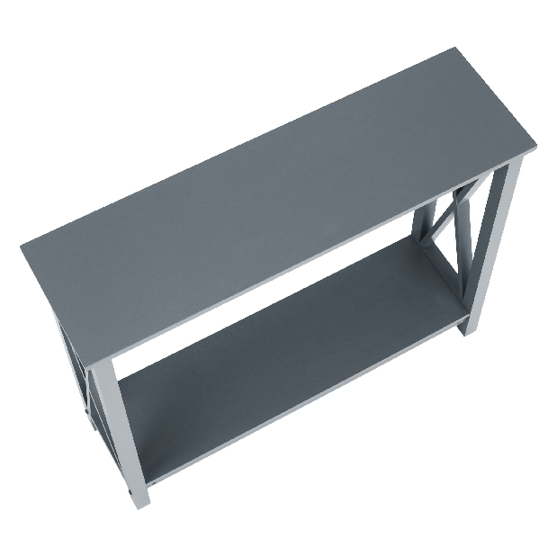 Konzolový stolek Sean (tmavě šedá)