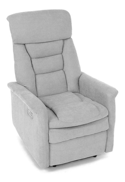 Polohovací křeslo Traste (stříbrná)