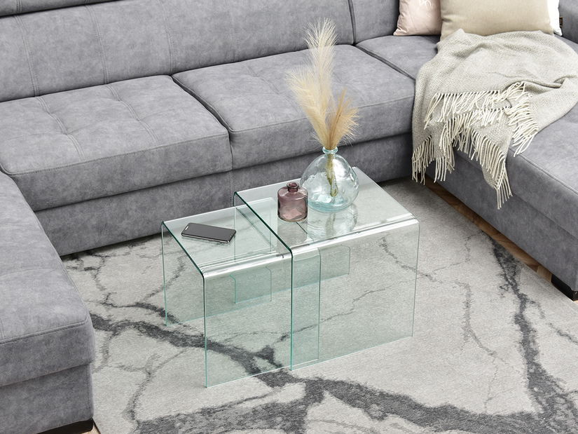 Konferenční stolek Duvo (transparentní )
