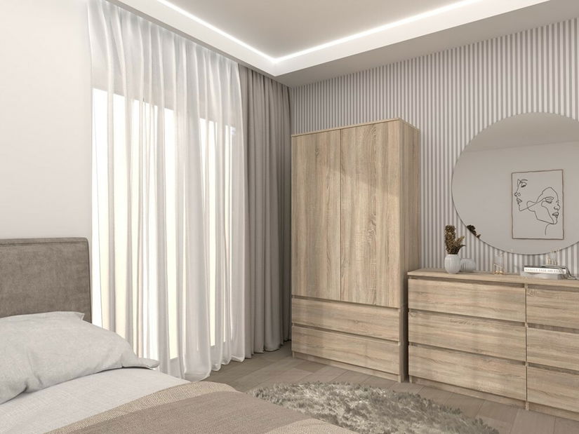 Šatní skříň Musecalo 1 (dub sonoma)