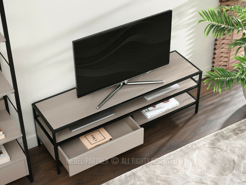 TV stolek/skříňka Subsidios (černá)