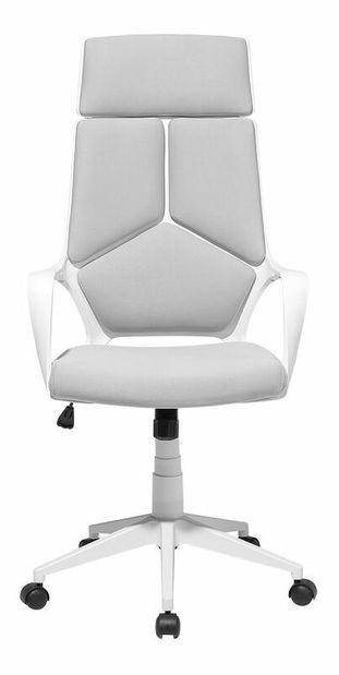 Kancelářská židle Delhi (šedá + bílá)