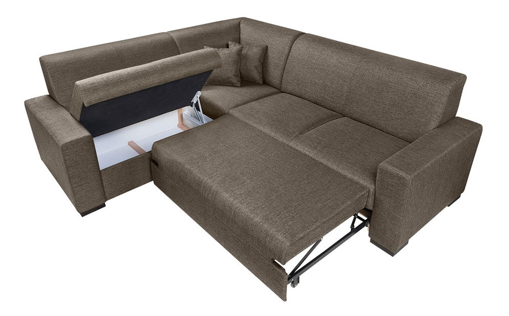 Rohová sedací souprava BRW Ryan II 2F E URCBK (hnědá) (L)