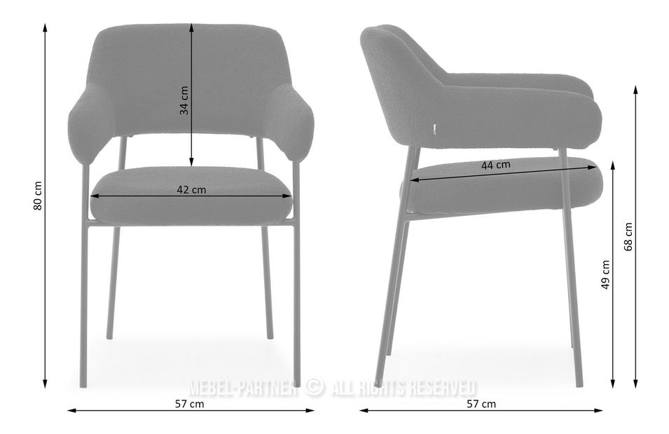 Jídelní židle Exigente (černá)