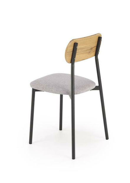 Šatní skříň Asania S1 (šedá + černá)