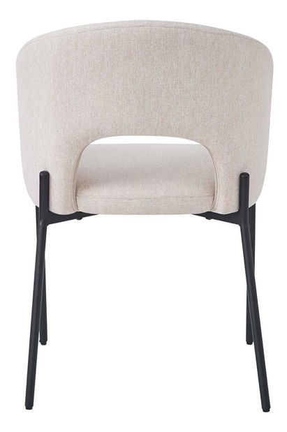 Jídelní židle Lunka (béžová + černá)