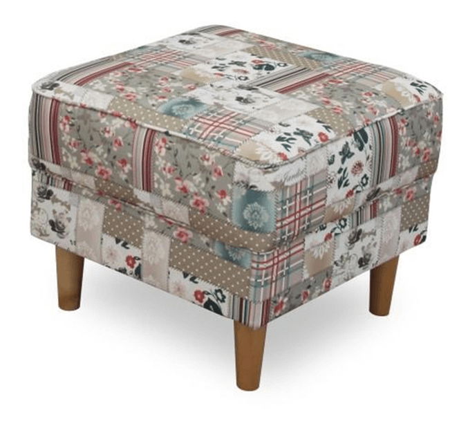 Křeslo ušák s taburetem Aevo Viorica 1