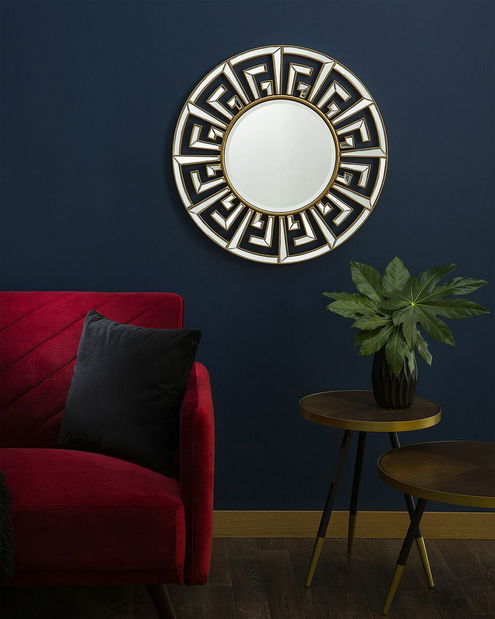 Nástěnné zrcadlo Ferrell (zlatá)