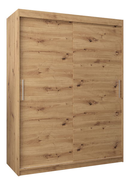 Šatní skříň 150 cm Toki (Dub artisan + Dub artisan)