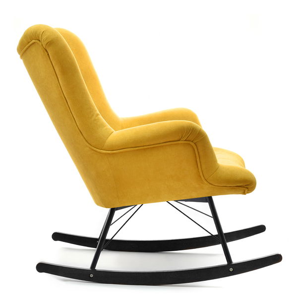 Houpací křeslo Laurentino (černá)