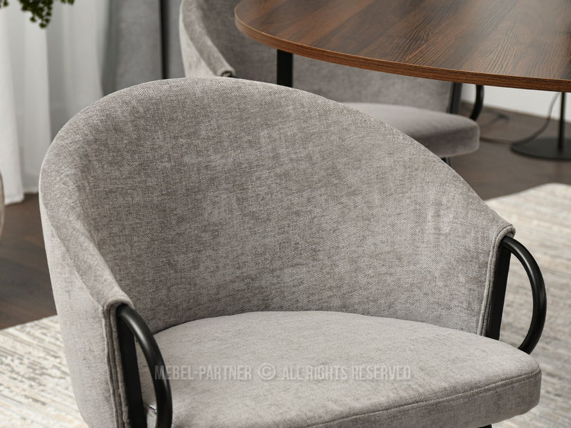 Židle Carma K (šedá + černá)