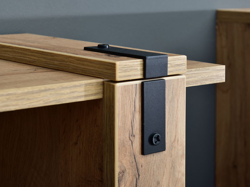 Obývací stěna Subrayado 04 (dub + černá)