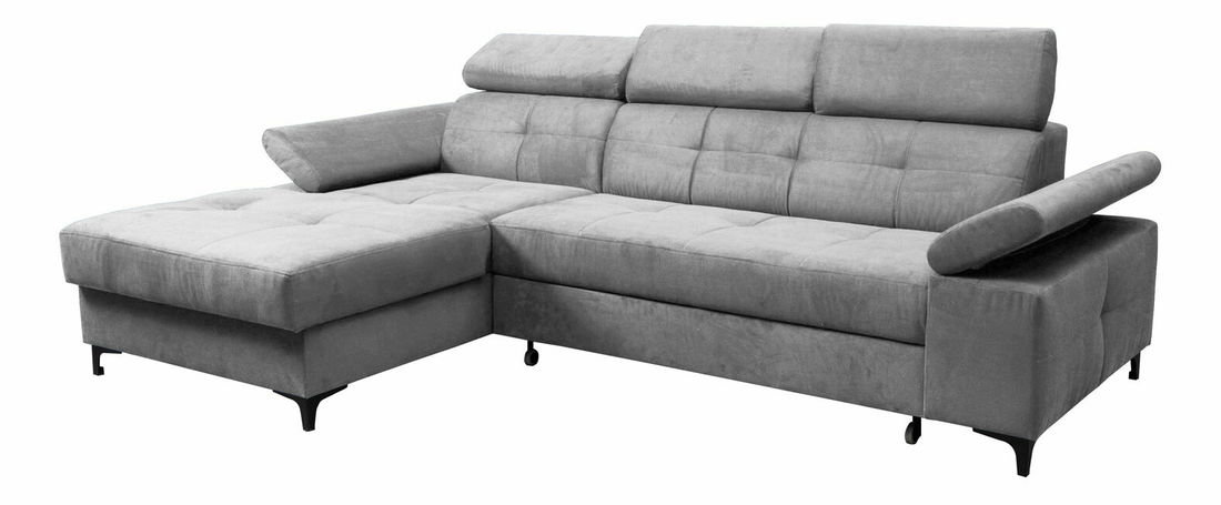 Rohová sedačka Nicholle (světle šedá) (L)