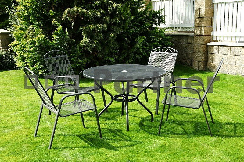 Záhradní nábytek Gardena 1+4 (kov)
