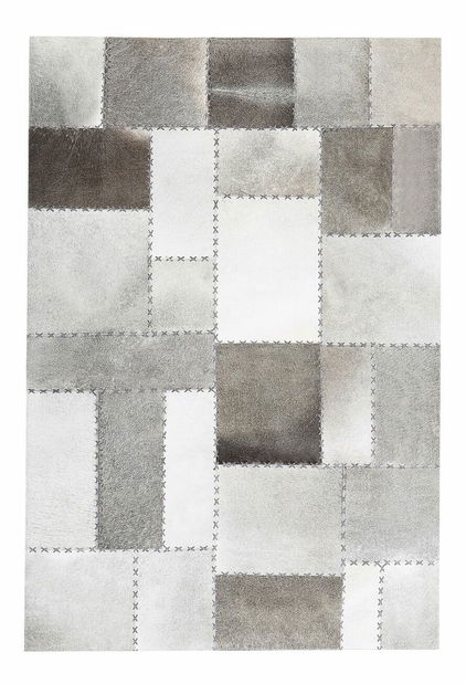 Koberec 140x200 cm PERIVA (kůže) (hnědá)