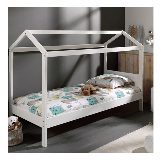 Jednolůžková postel 90 cm Impresionista (bílá)