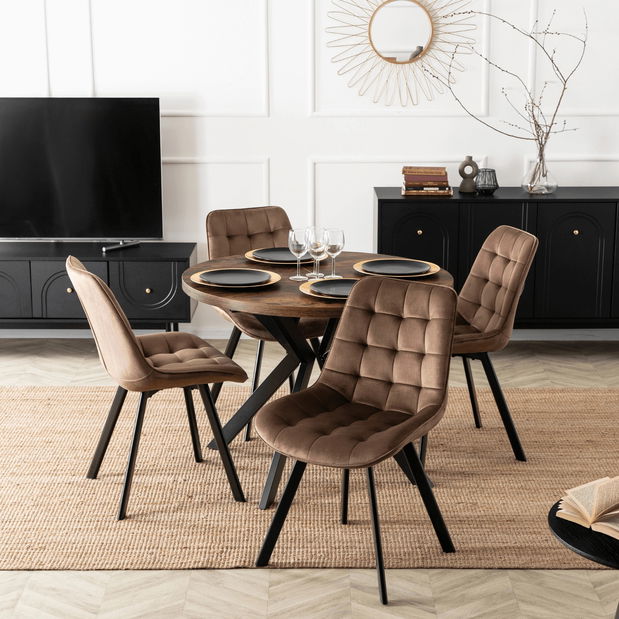  Jídelní židle Roprodocun (hnědá)