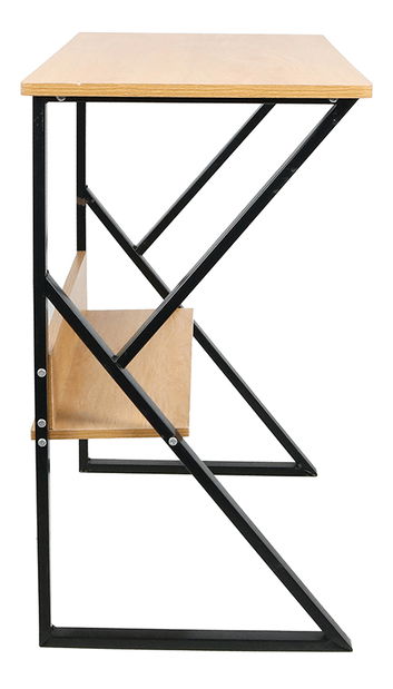 Psací stolek Torcor 80 (buk + černá)