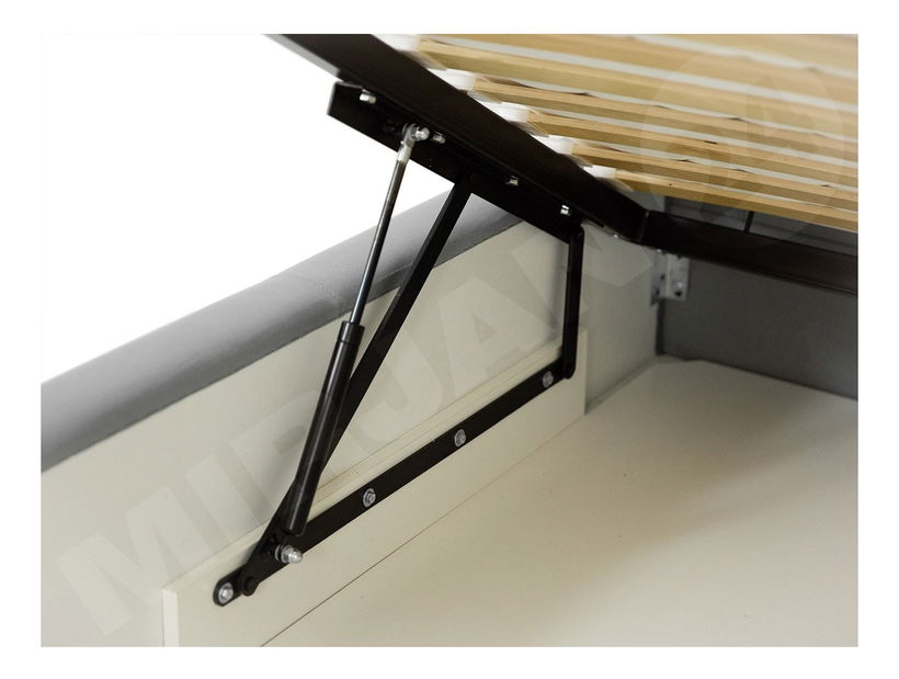 Manželská postel 140cm Hermon (bílá)