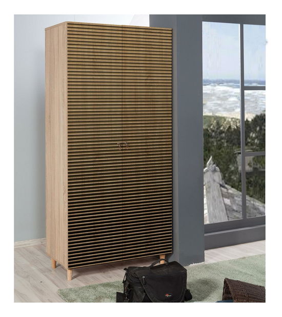 Šatní skříň Sirius 220 (dub sonoma)