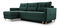 Rohová sedacia súprava Meshire (zelená) (L)