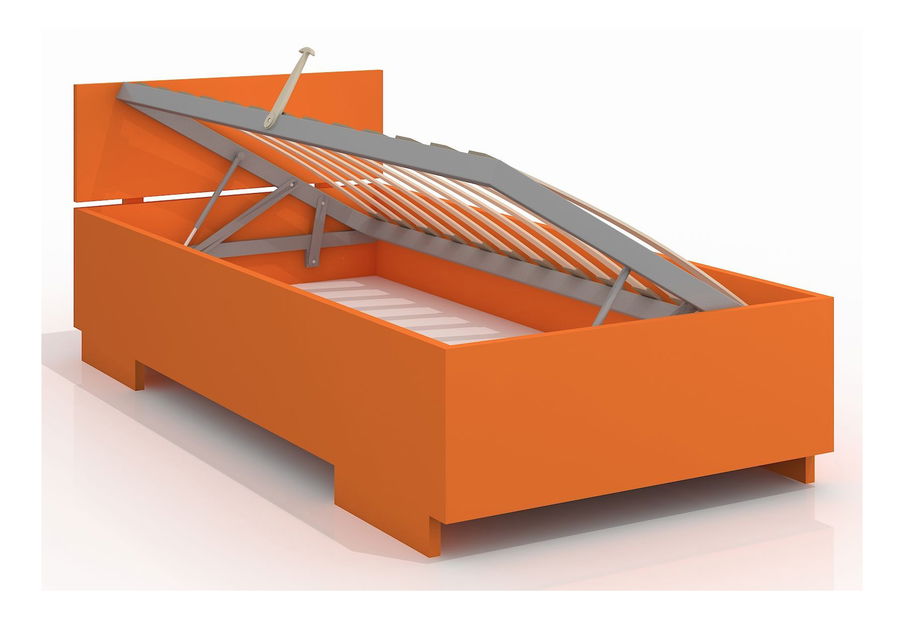 Jednolůžková postel 90 cm Naturlig Kids Larsos High BC (borovice) (s roštem)