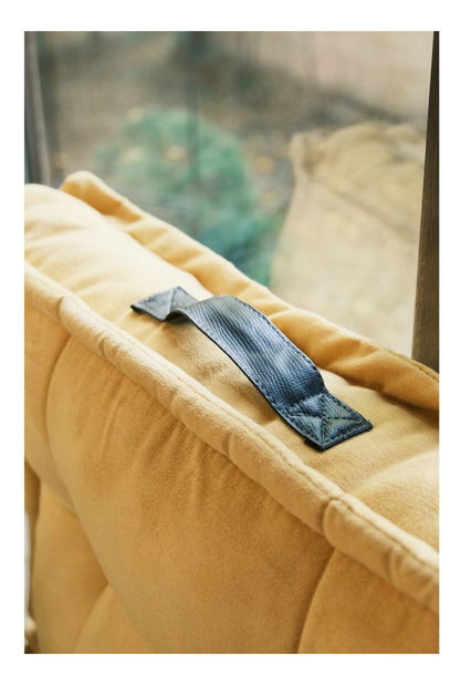 Sedací pytel Ornella (hořčicová)