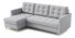 Rohová sedací souprava Divas (L) (světle šedá)