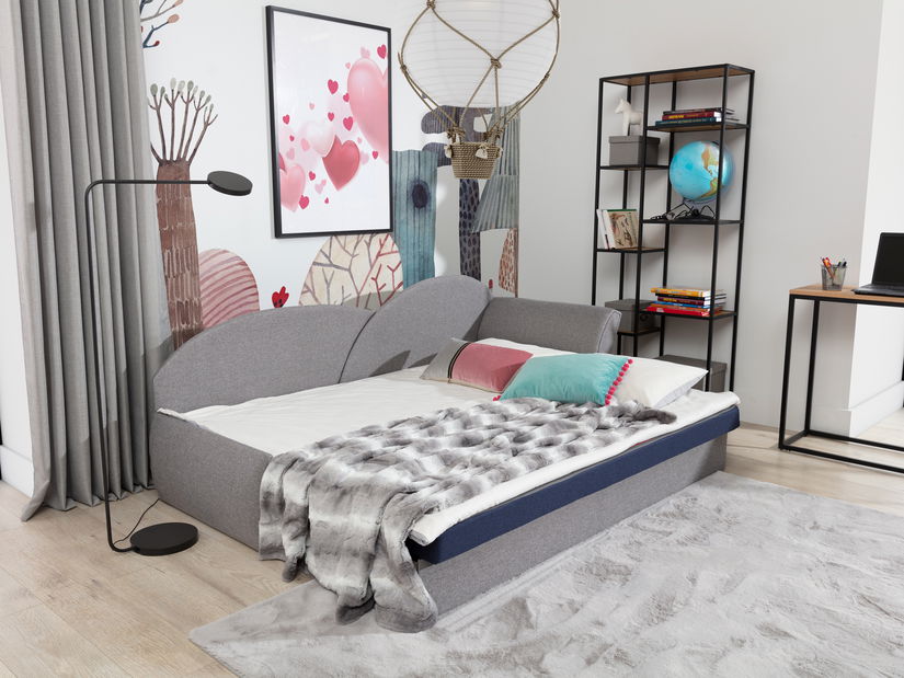 Lenoška Agira 05 (modrá + listy palmy)