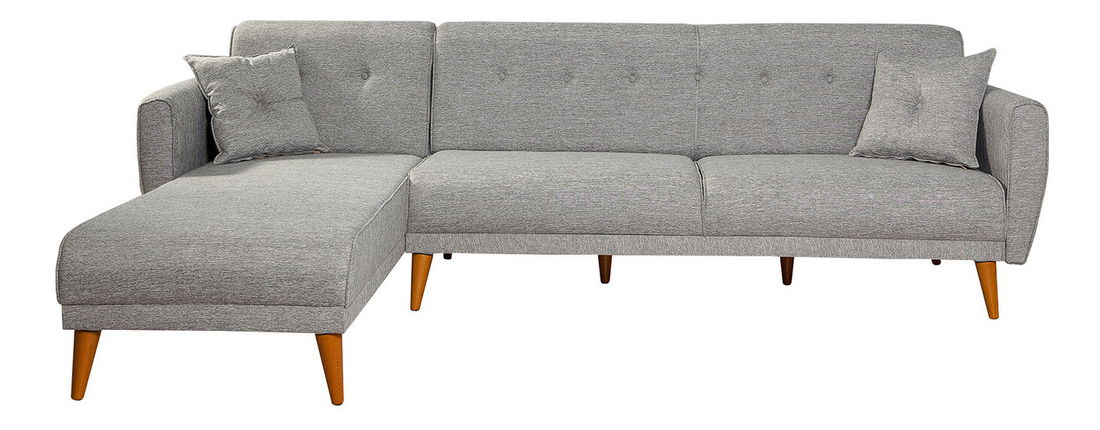 Rohová sedací souprava Alhambra (P) (šedá)