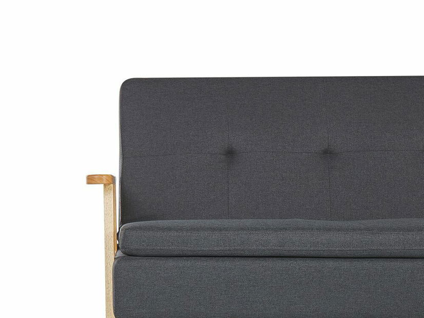 Pohovka dvousedačka Turku (tmavě šedá)
